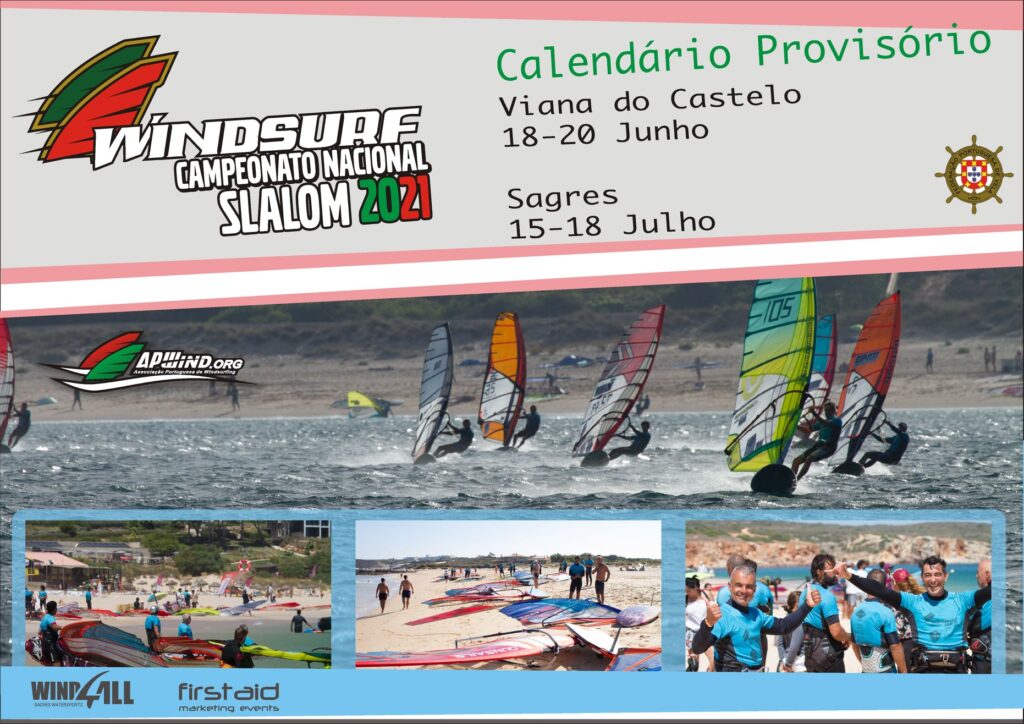 calendario provisorio provas nacionais windsurf slalom 2021